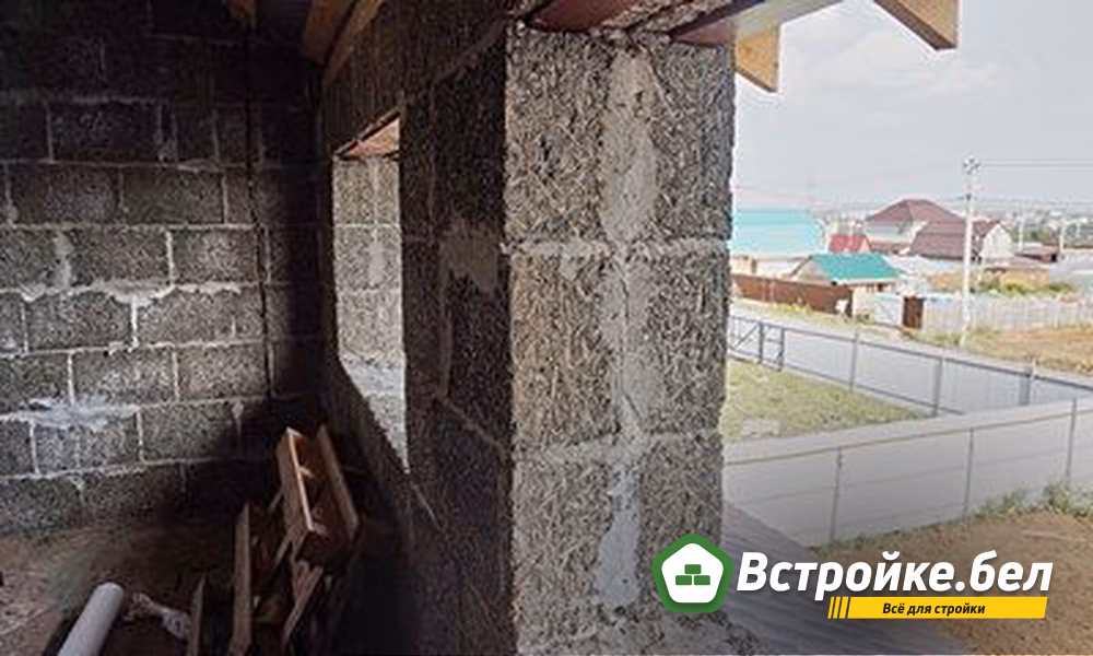 Преимущества арболитовой кладки